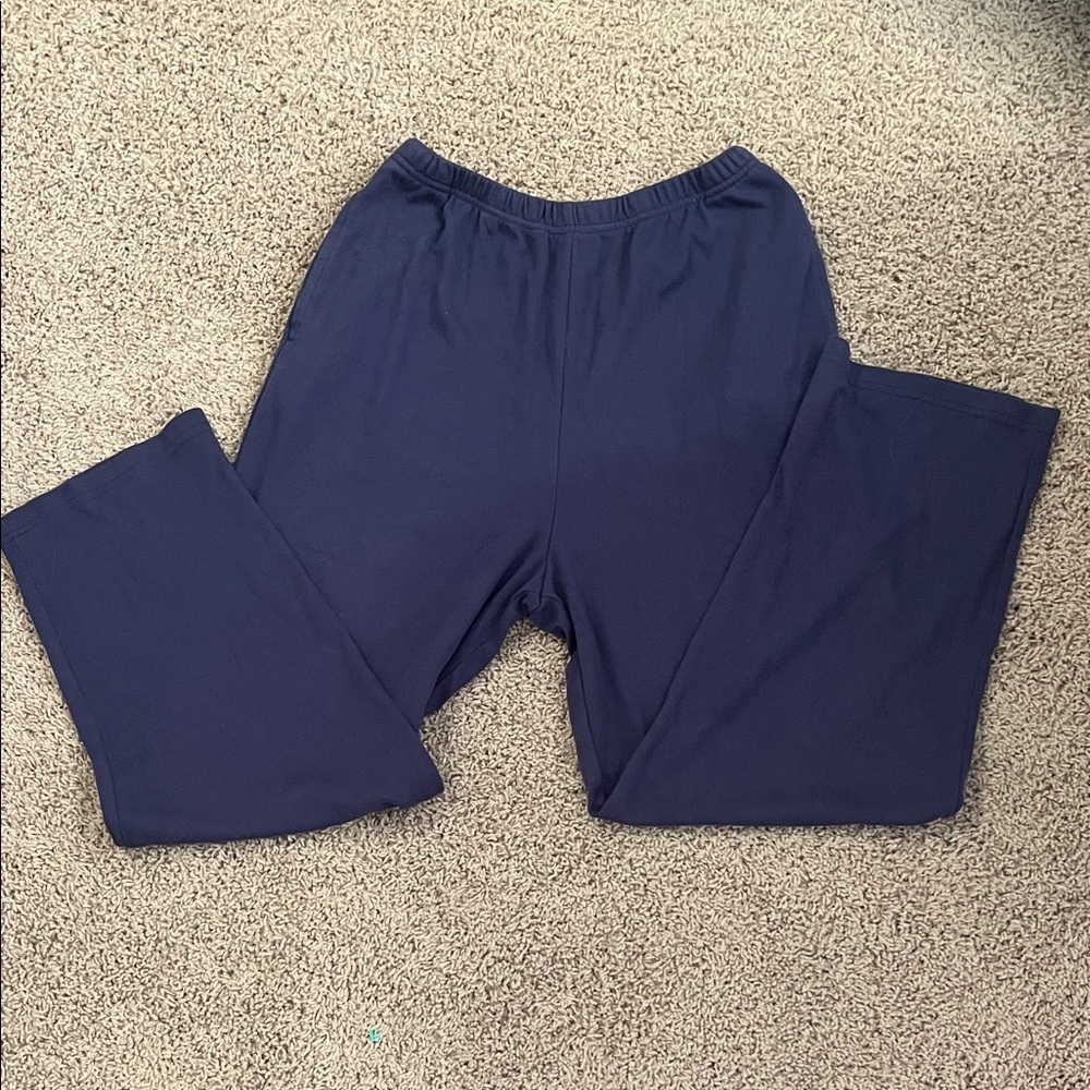 Navy Blue Women's Straight Leg Pants
